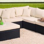 Esther 2014 New Design synthetic rattan sofa set /wicker Big Corner Sofa