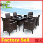 2014 rattan dining table and chair 655#
