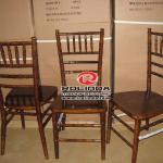 mahogany wooden chiavari chair