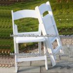 White plastic ballroom folding chair-WF001