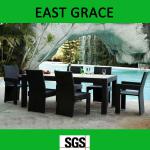 PE rattan/wicker outdoor furniture garden 6persons dinner/coffee chair ZY-15