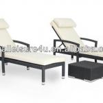 Outdoor garden synthetic rattan sun lounger RLF-001SLR-RLF-001SLR