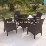 Garden furniture rattan dining furniture set