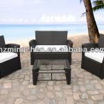 Modern rattan coffee table outdoor furniture