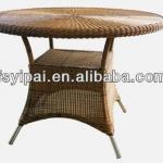 beautiful rattan bistro table