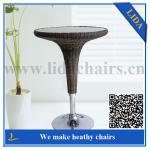 Rattan bar table