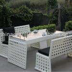 PP rattan table and chair