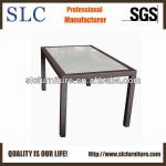 Rattan Table with Glass Top (SC-B1078-6)