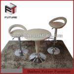 outdoor and dining furniture!Adjustable Plastic woven rattan&amp;chrome base chair-DT-753 dining furniture!Adjustable Plastic woven r