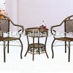 5 Sets Rattan Outdoor Patio Table &amp; 2 Chairs New/ Leisure table &amp; Chair-10616 1010 0995 0126