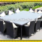 11pcs rattan outdoor dining set SCTC-026