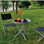 cheaper rattan wicker furniture bistro set table and chair.