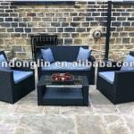 NEW RATTAN CONSERVATORY OUTDOOR GARDEN FURNITURE SOFA SET