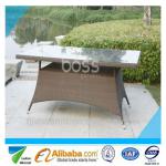 hot selling out door furniture high quality synthetic rattan coffee table