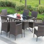 outdoor artificial rattan furniture 7 sets