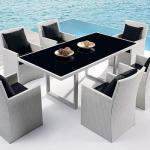 rattan dining table and chairs GF-2010