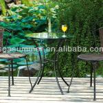 Metal Outdoor mesh fabric furniture seaside chair ,garden table chair