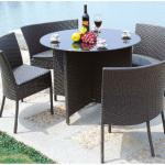 Comfortable Rattan Table and Chairs of Superior Quality-CF-A024