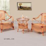 Useful natural leisure rattan table and chair (208)