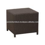 Modern Synthetic Rattan End Table