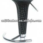 Rattan cane bar stool chrome base (TH-210)