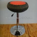 classic rattan swivel bar stool