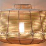nature handcraft decorative rattan pendant light chandelier shade-rattan-012