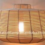 nature handcraft decorative rattan pendant light chandelier shade-rattan-012