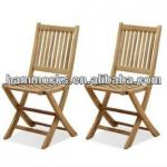 Teak London 2-Piece Teak Folding Chair-