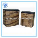 elegant design classic storage basket seat stool-SG201309-30pc