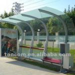 Modern bus shelter THC-12, Bus Shelter Supplier-THC-12