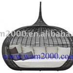 Patio aluminum pe wicker sunbed for outdoor-WAM-CB5518