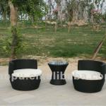 Mini- stackable outdoor coffee table sets