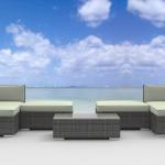 Garden used synthetic rattan outdoor furniture