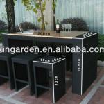 B04 rattan bar table and chair