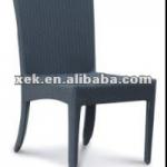 Alu.&Rattan dining chair-EK-C038