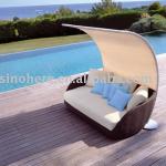 Modern Wicker Furniture Sun Bed AY4007