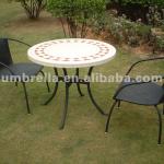 Rattan Outdoor Furniture Round Corner 3pcs-Bistro Set,Simple 3pcs