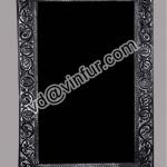 carved wooden mirror india