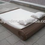 wicker bed day bed wicker lounger chair rattan bed-KD-YLRT9101