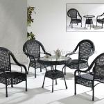 poly rattan coffee set