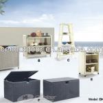 Outdoor furniture rattan storage box