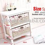 Sleek White Wooden Cabinet-HX10-005