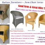 Rattan Furniture - Arm Chair Series