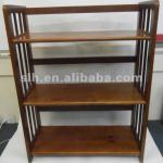 wooden bookshelf