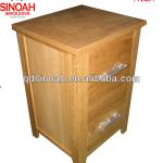312 Range Solid Oak 2 Drawer Filing Cabinet/ Wooden File Cabinet-NR37