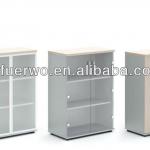 FEW wooden file cabinet system/glass door filing cabinet