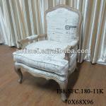 french script chair