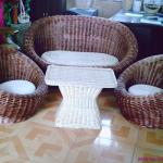 nautical willow sofa basket chair-