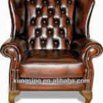 Hot selling leather chesterfield sofa